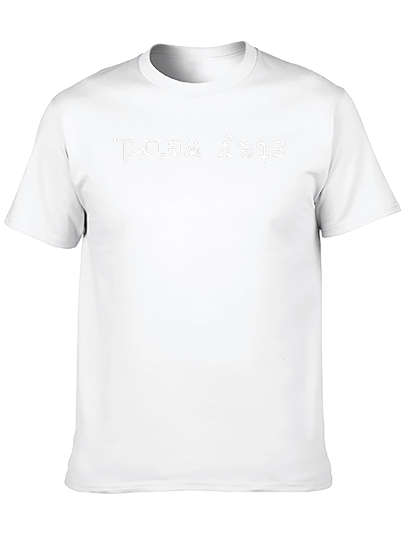 Stay Weird Black Graphic Tee - Unisex