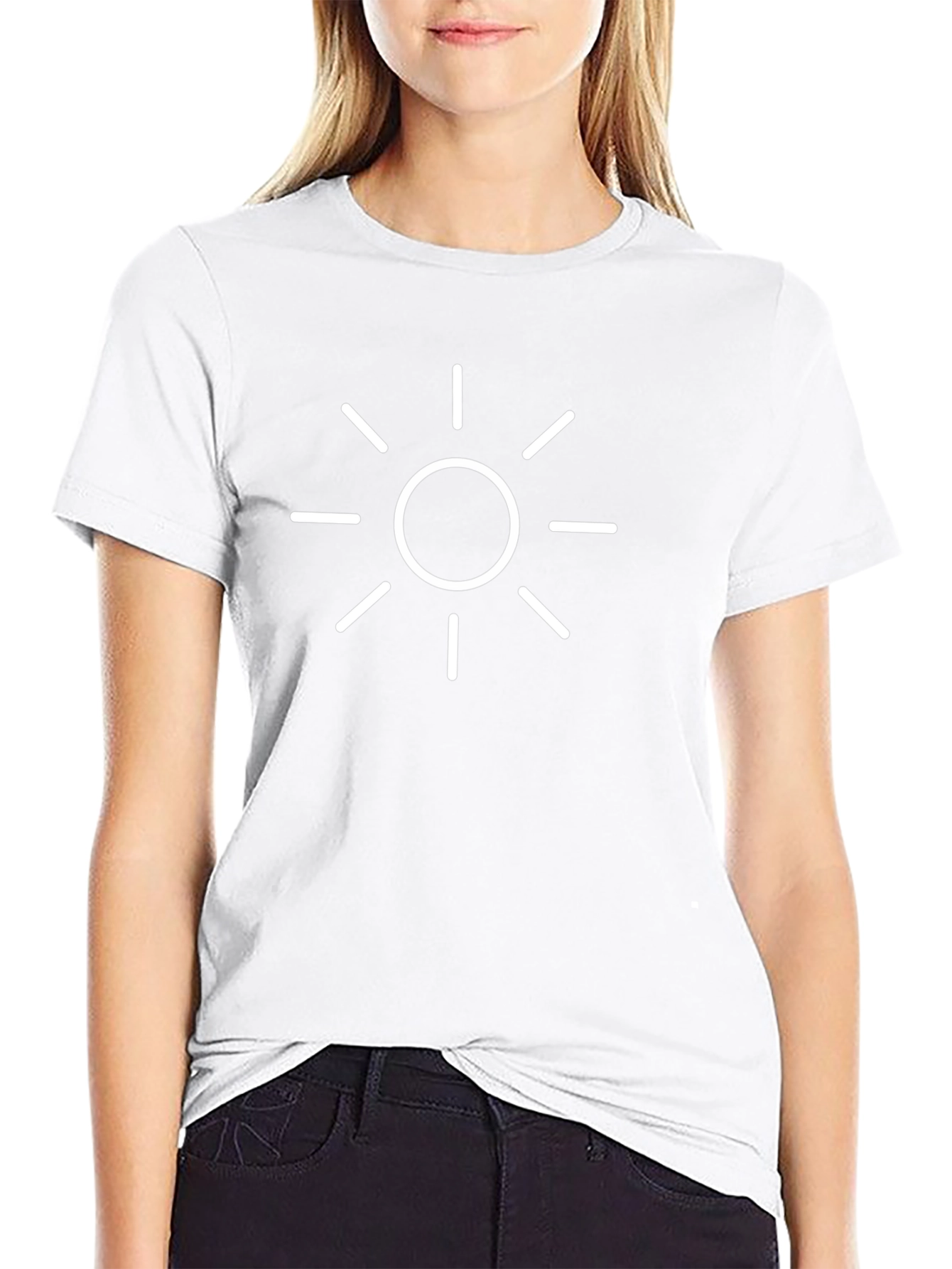 Radiant Sun Graphic Tee - Black