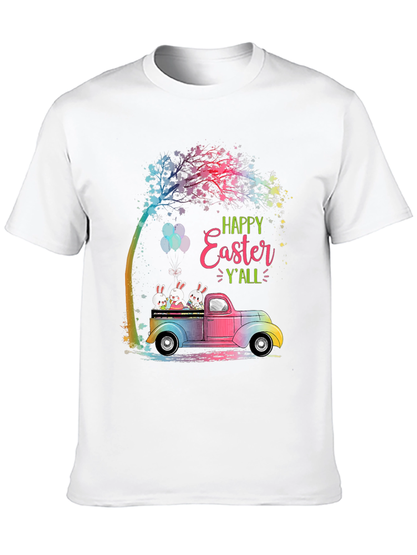 Happy Easter Yall Truck T-Shirt