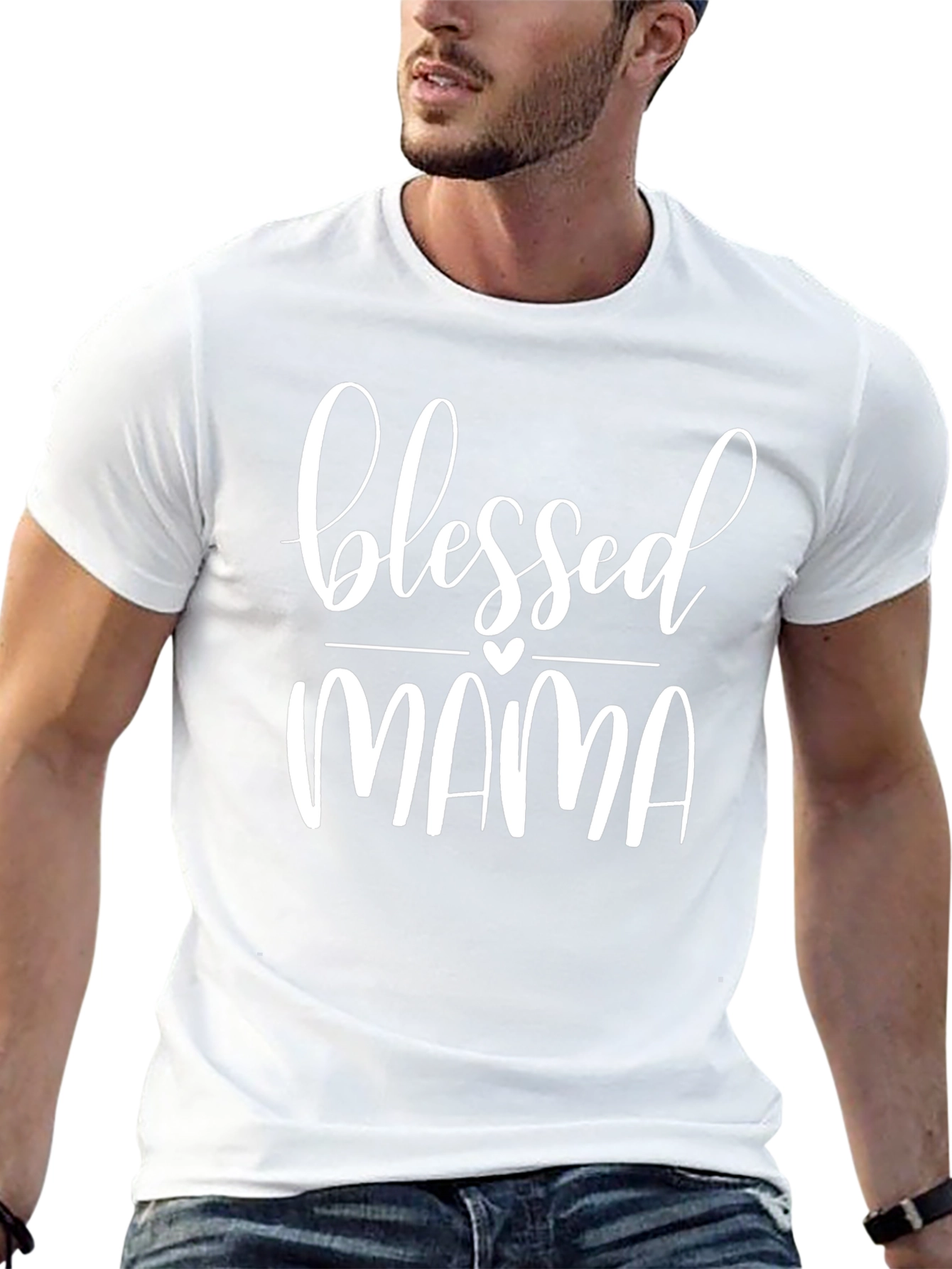 Blessed Mama Black T-Shirt