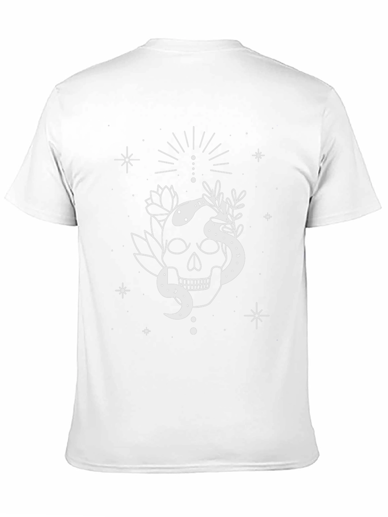 Skull & Snake Graphic Tee - Unique Design