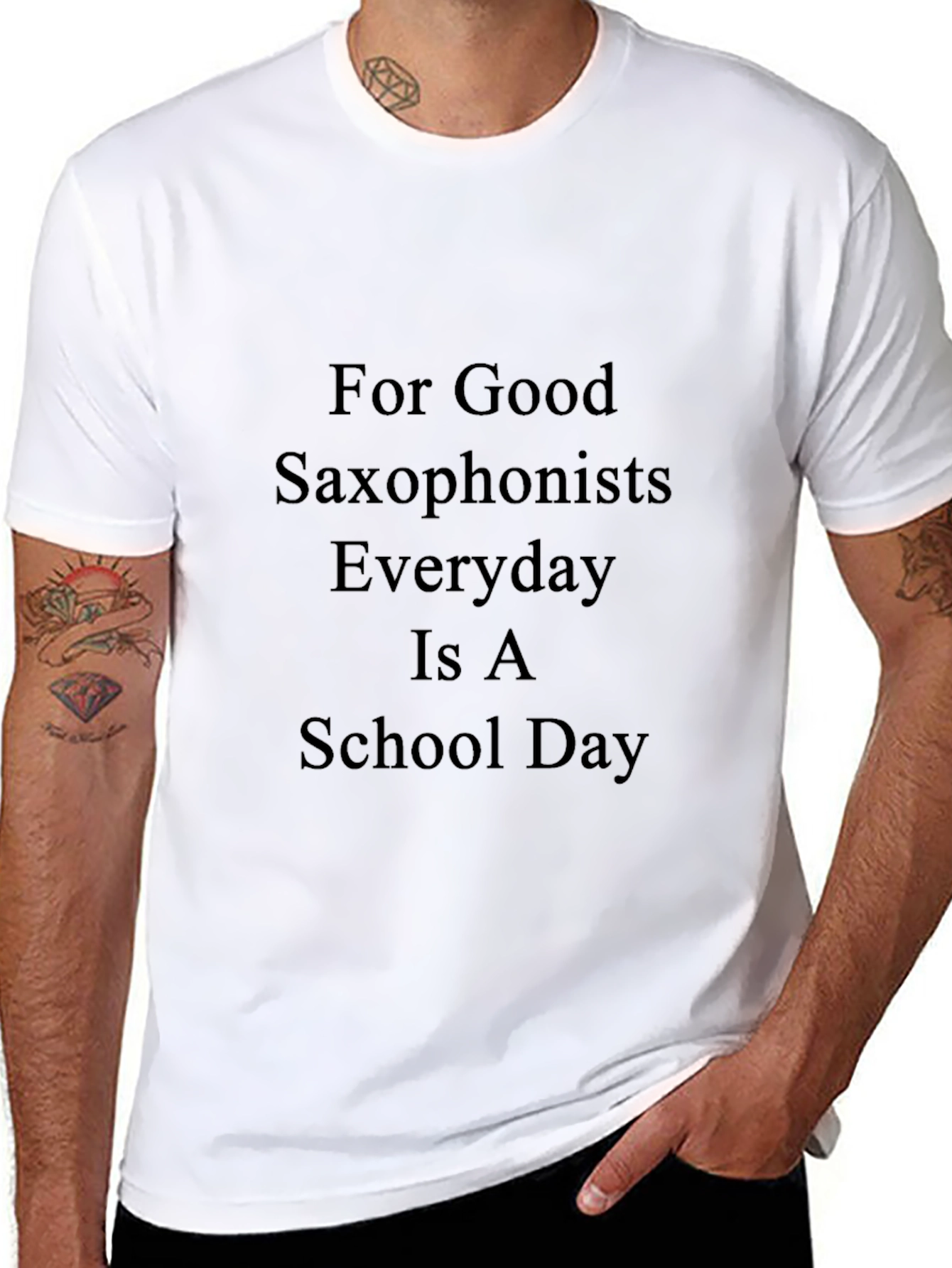 Saxophonist School Day Graphic Tee