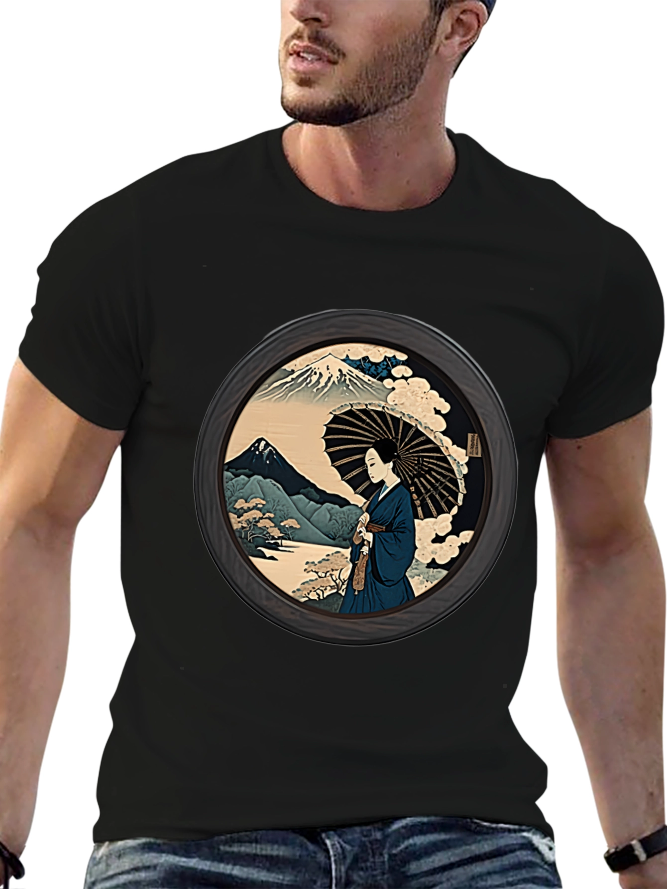 Japanese Art Graphic T-Shirt