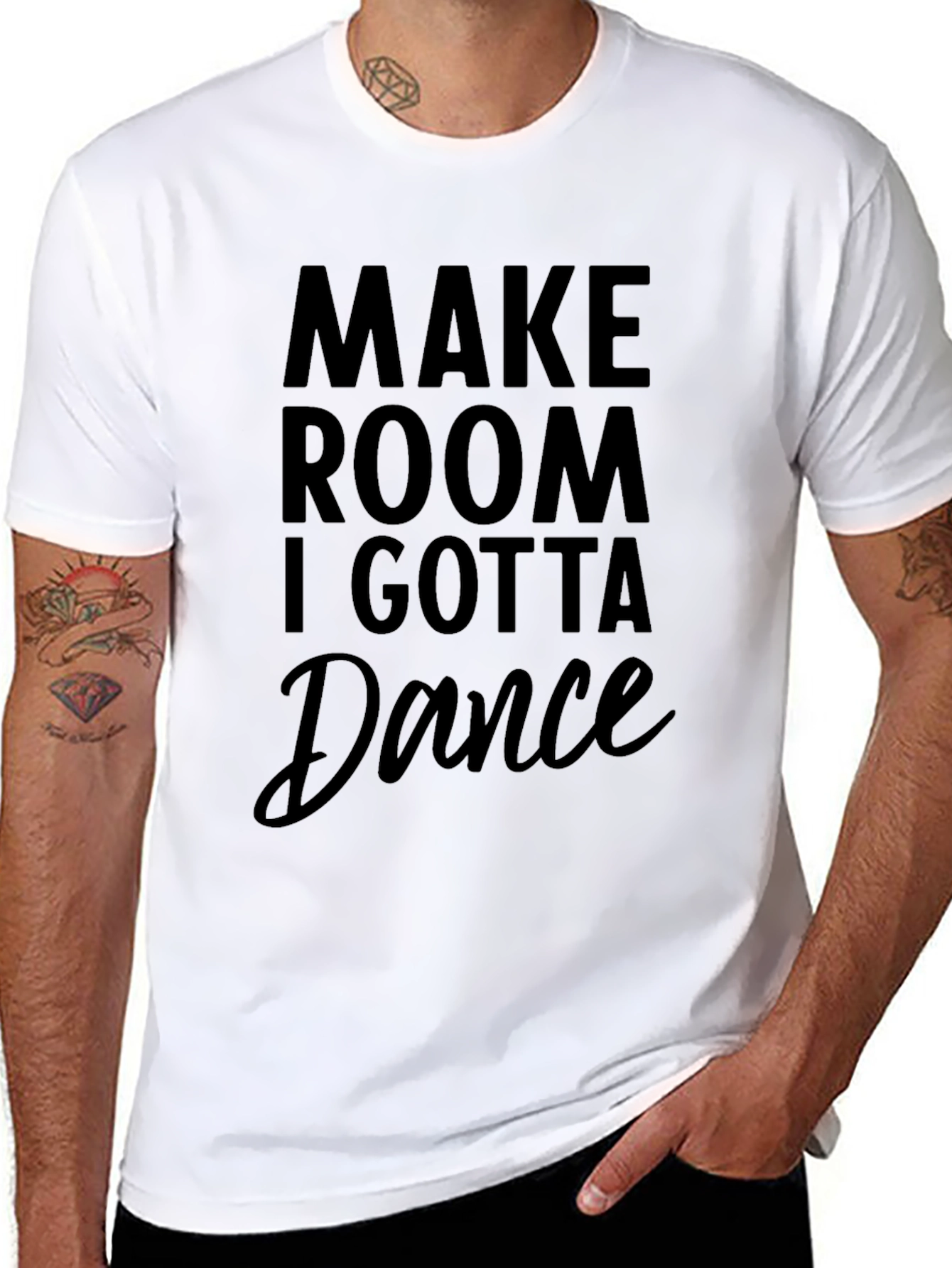 Make Room I Gotta Dance Black T-Shirt