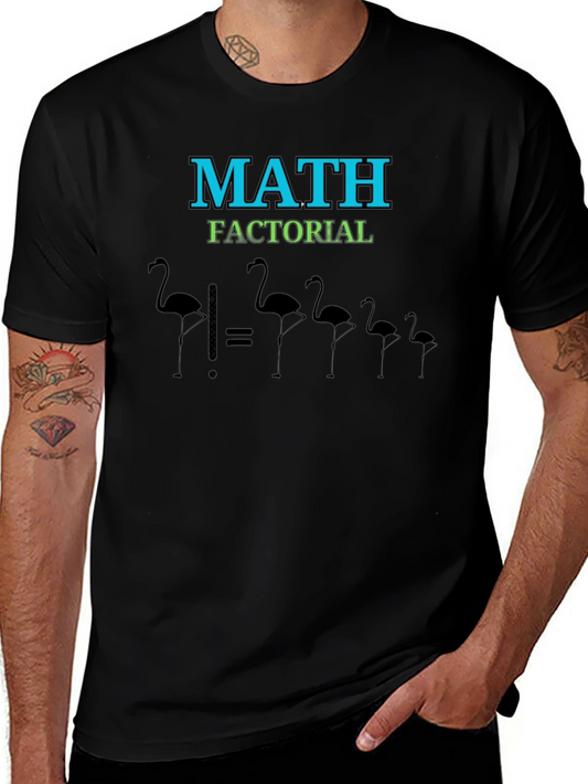 Math Factorial Flamingo T-Shirt