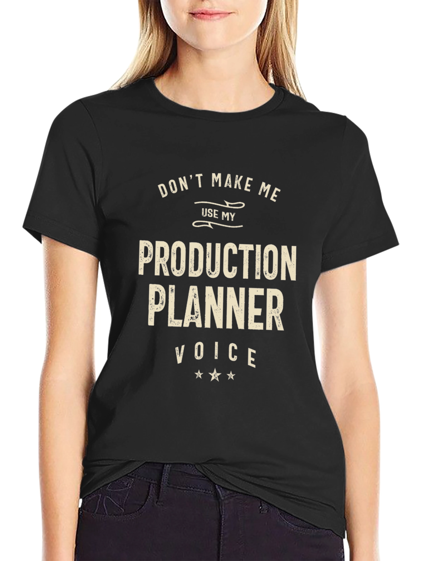 Production Planner Voice T-Shirt - Funny Job Gift