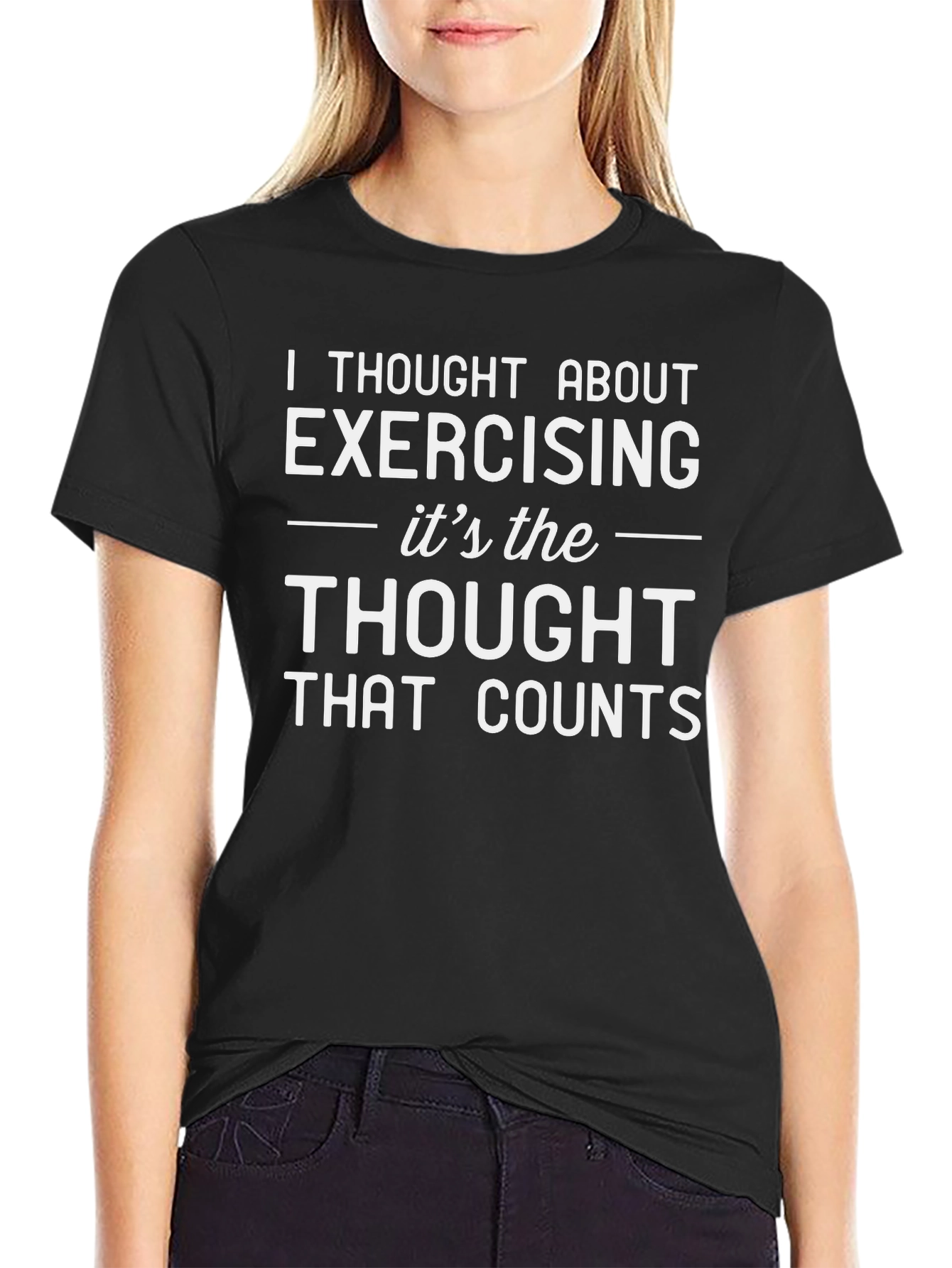 Funny Exercise Thought T-Shirt