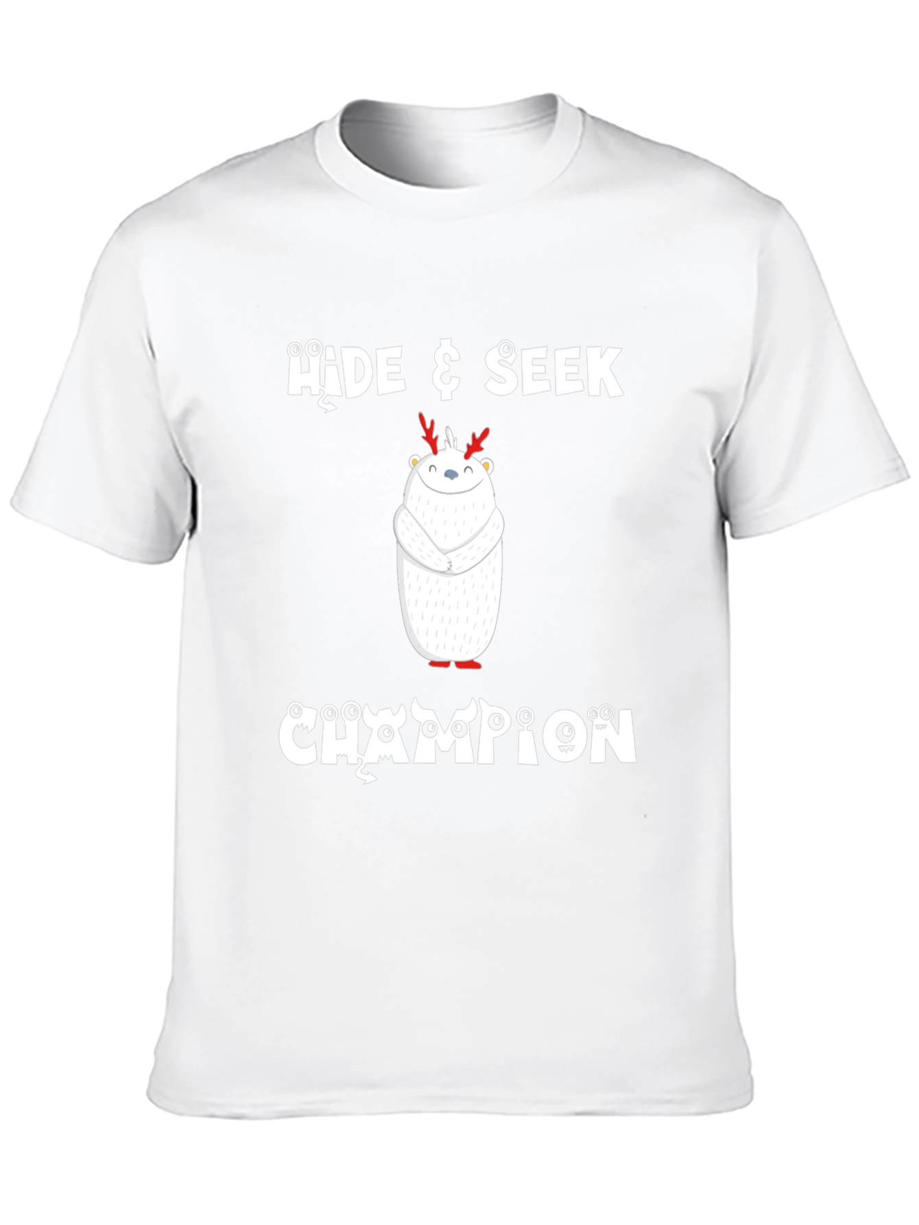 Hide & Seek Champion Black Graphic T-Shirt