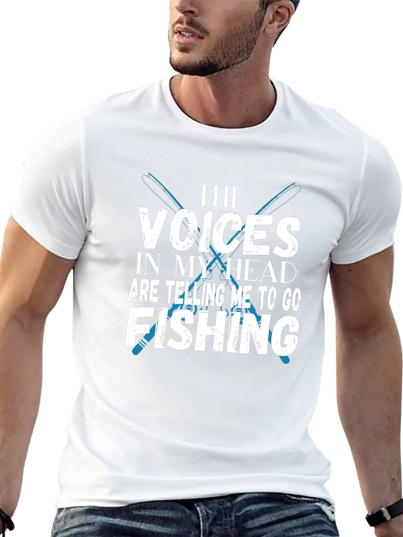 Fishing Lovers Tee: The Voices in My Head