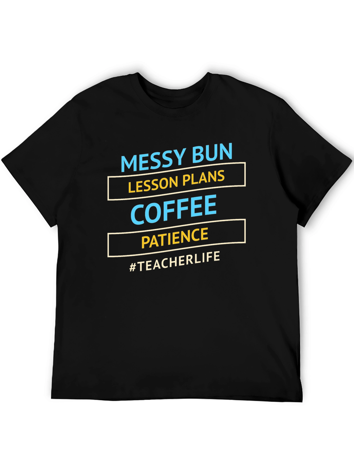Messy Bun Teacher Life T-Shirt