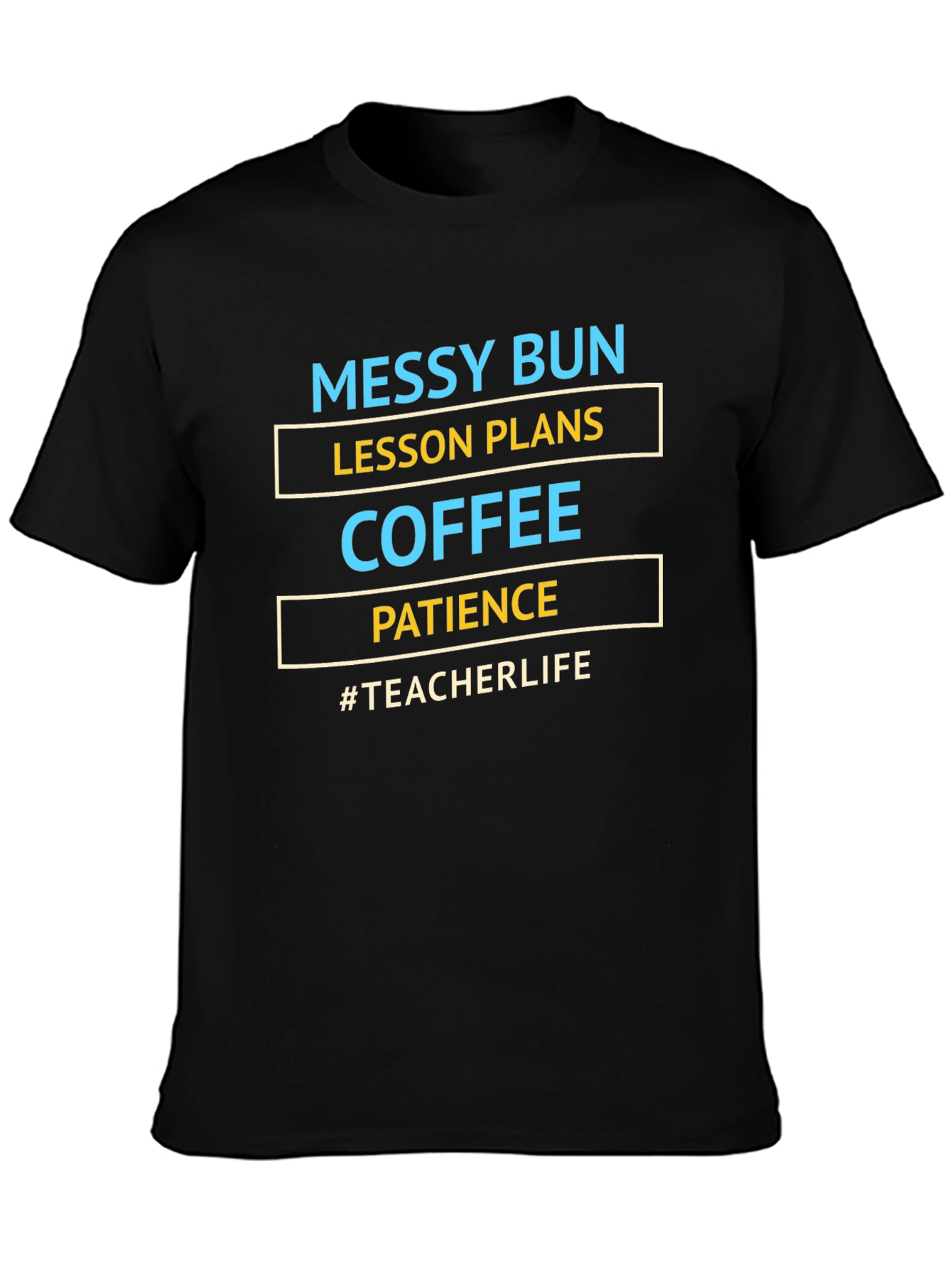 Messy Bun Teacher Life T-Shirt