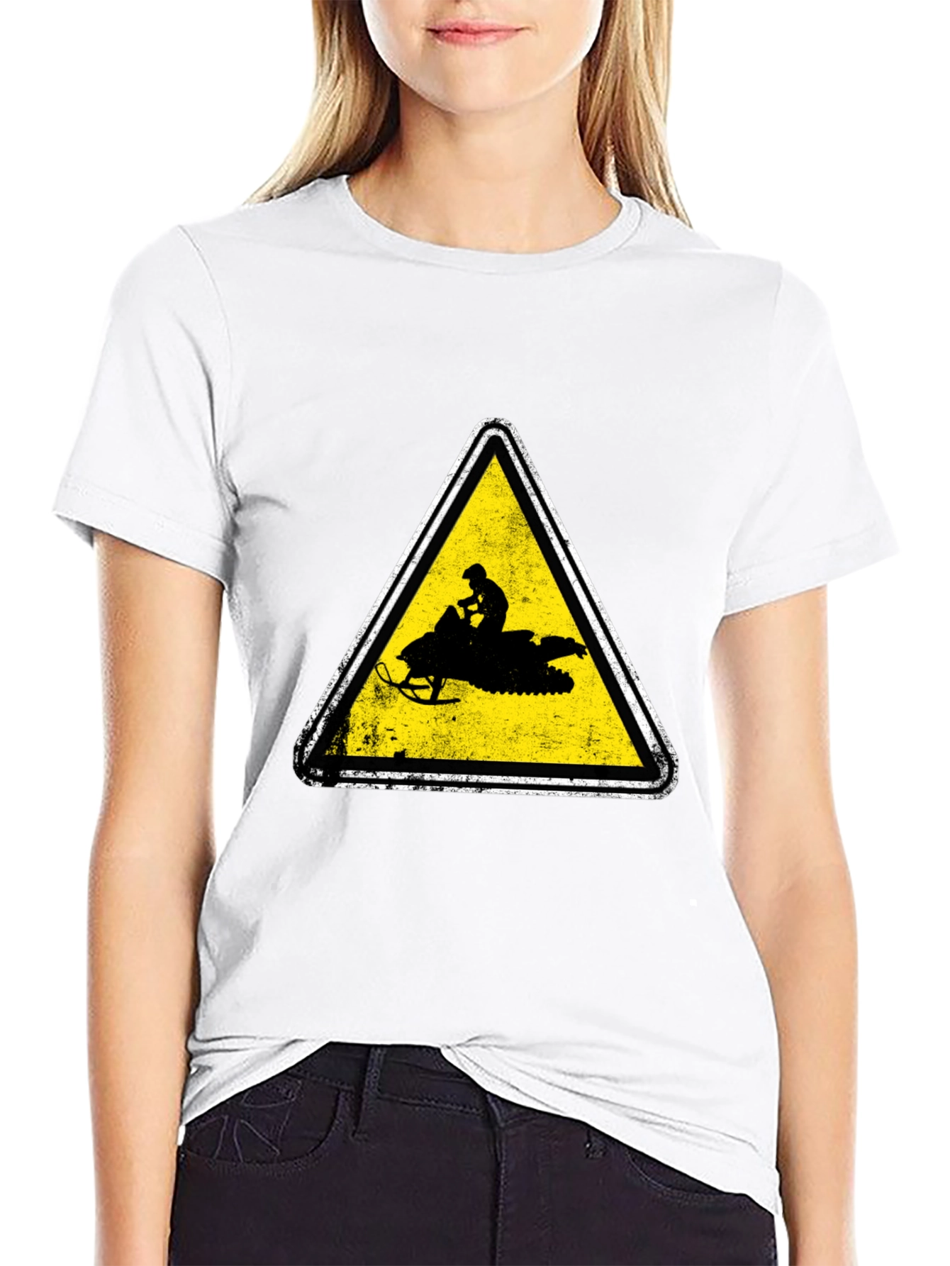 Snowmobile Warning T-Shirt