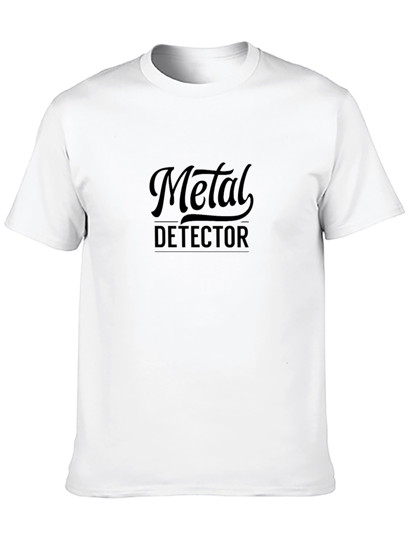 Metal Detector Black T-Shirt