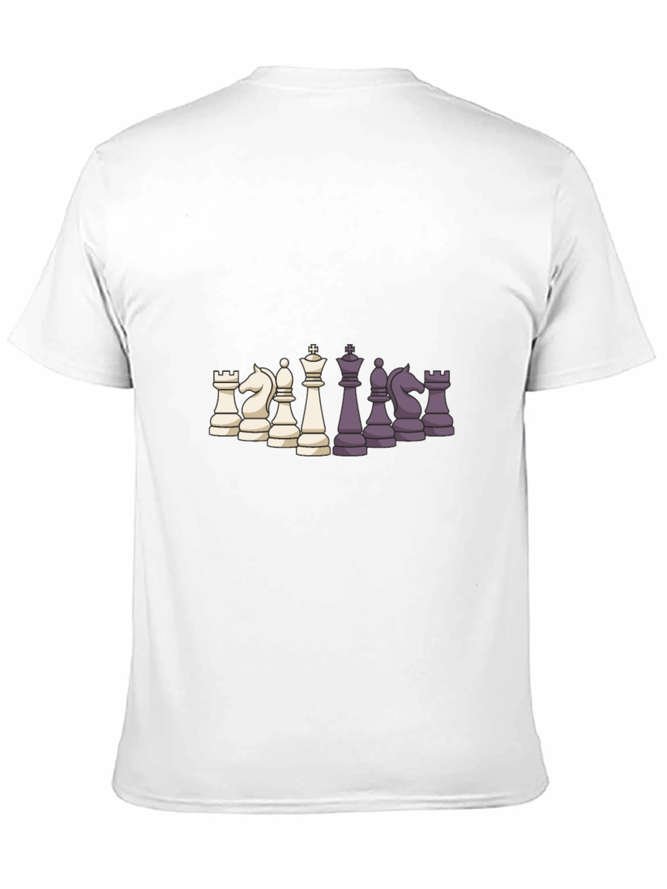 Chess Piece Graphic Print T-Shirt