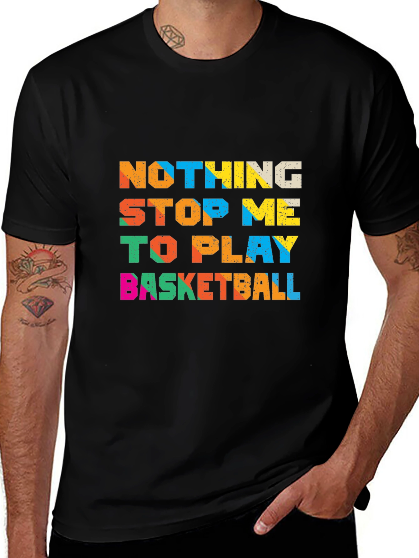 Nothing Stop Me To Play Basketball T-Shirt