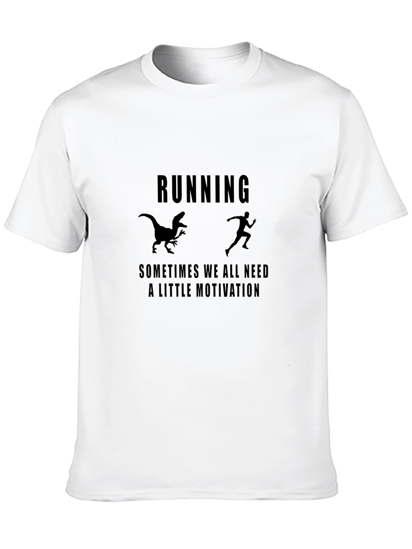 Running Motivation T-Shirt - Raptor Chase Design