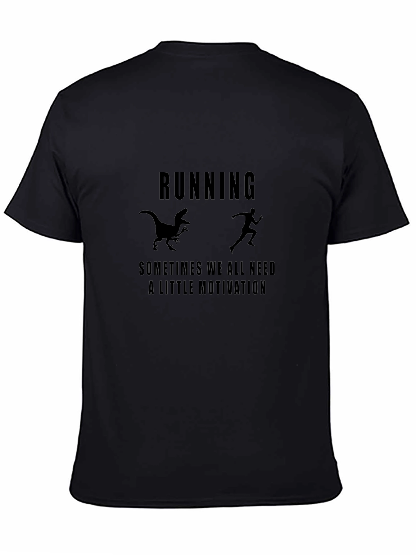 Running Motivation T-Shirt - Raptor Chase Design