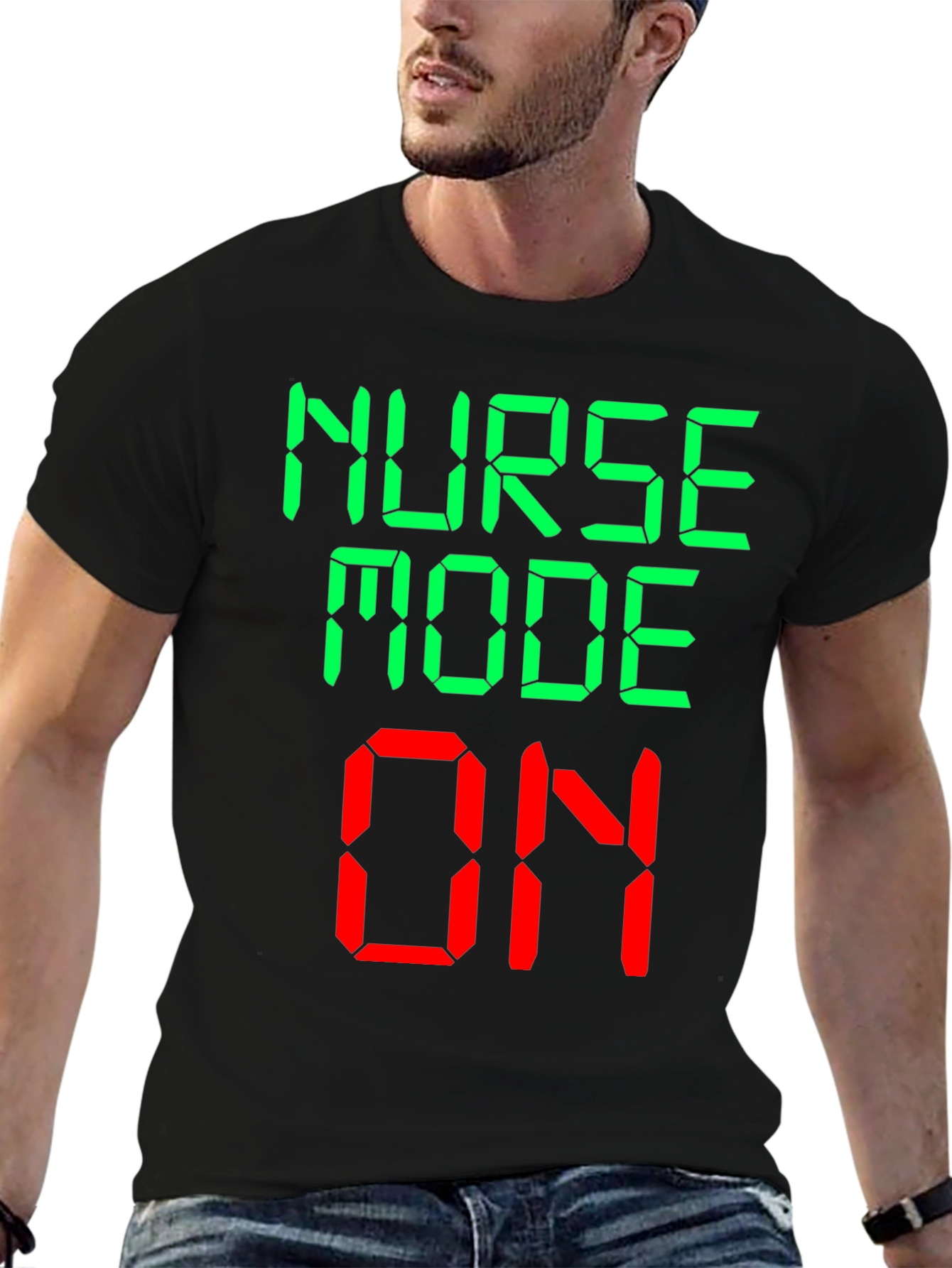 Nurse Mode On Novelty Graphic T-Shirt