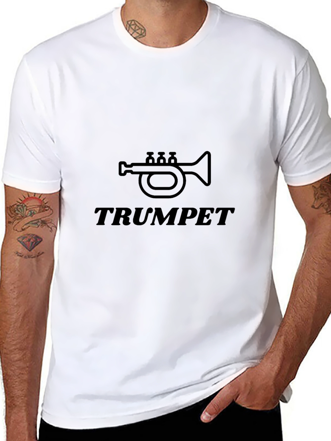 Trumpet Graphic Tee - Musicians Essential!