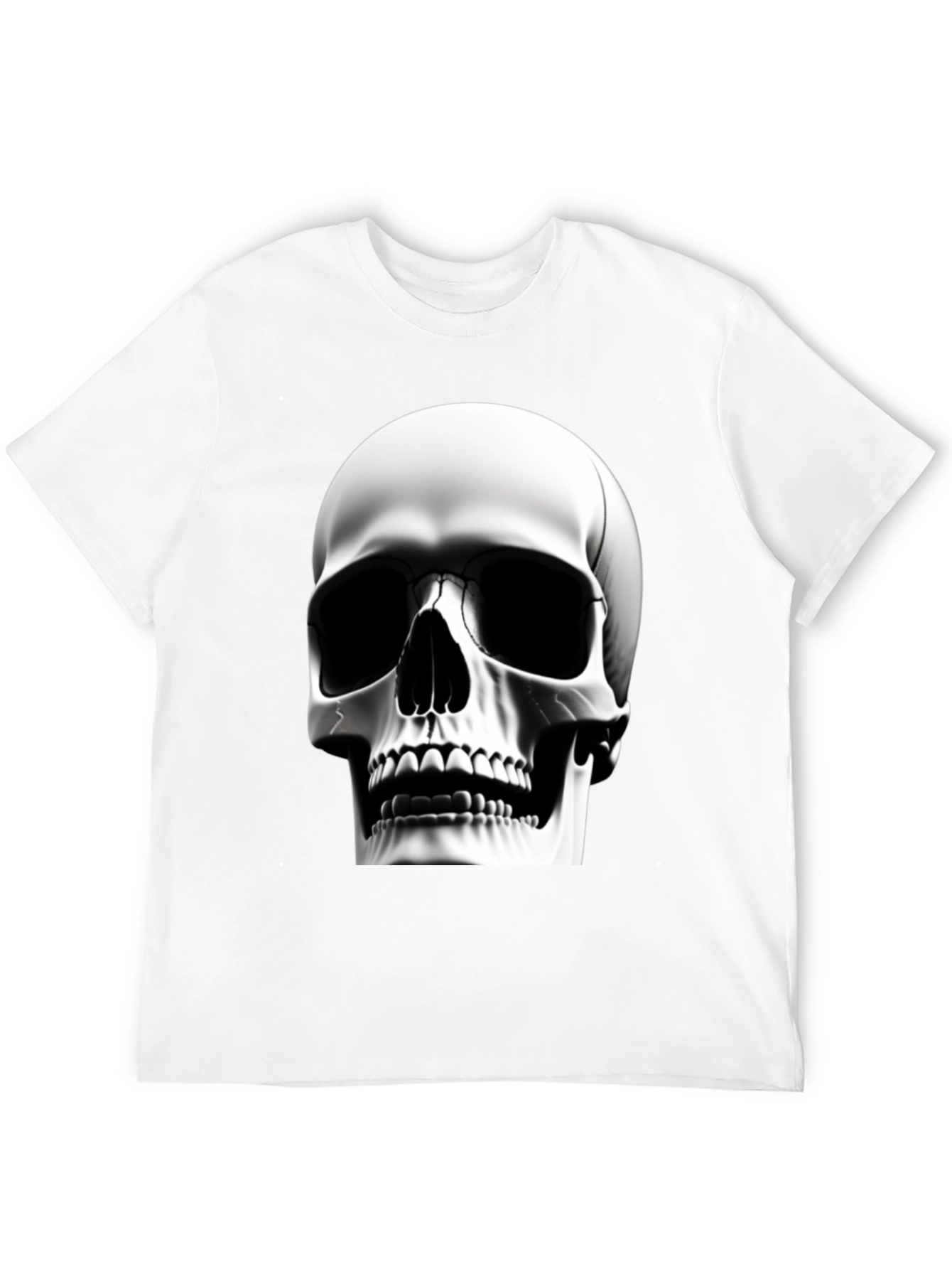 Skull Graphic Tee - Black T-Shirt for Men