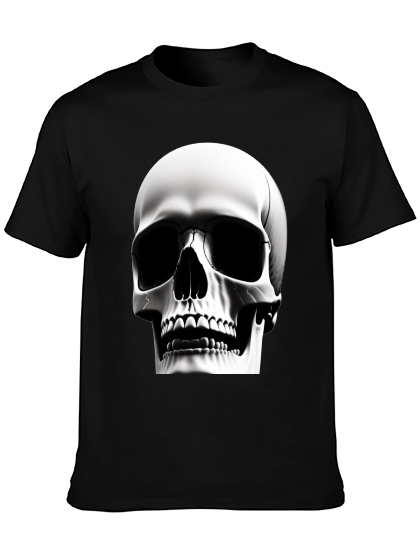 Skull Graphic Tee - Black T-Shirt for Men