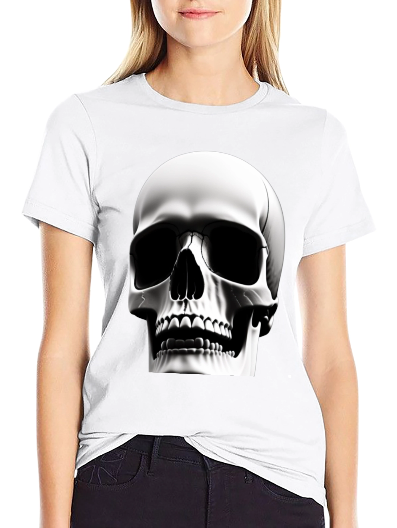 Skull Graphic Tee - Black T-Shirt for Men