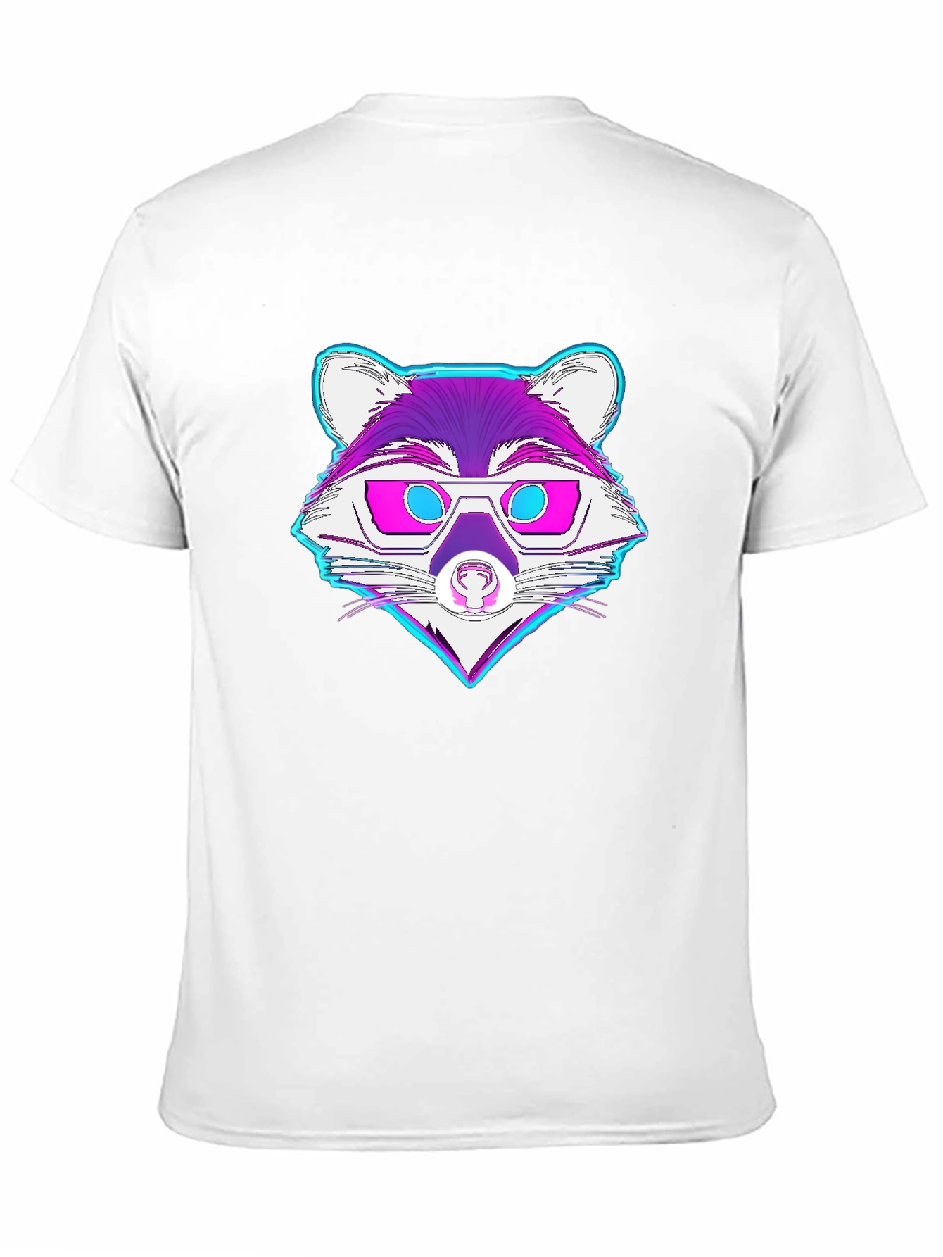 Retro Raccoon Graphic Tee - Cool Animal Design
