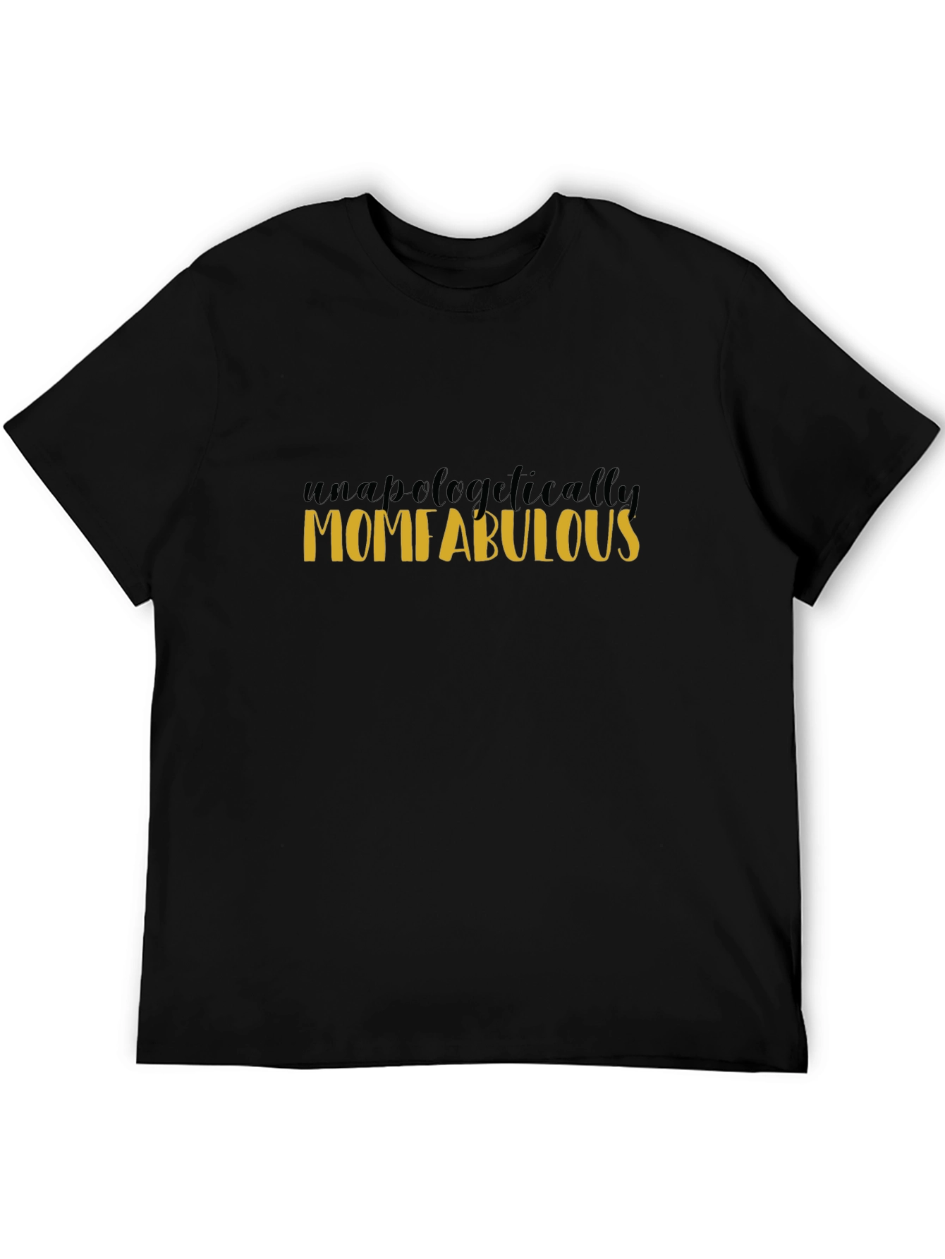 Momifabulous Black Graphic Tee
