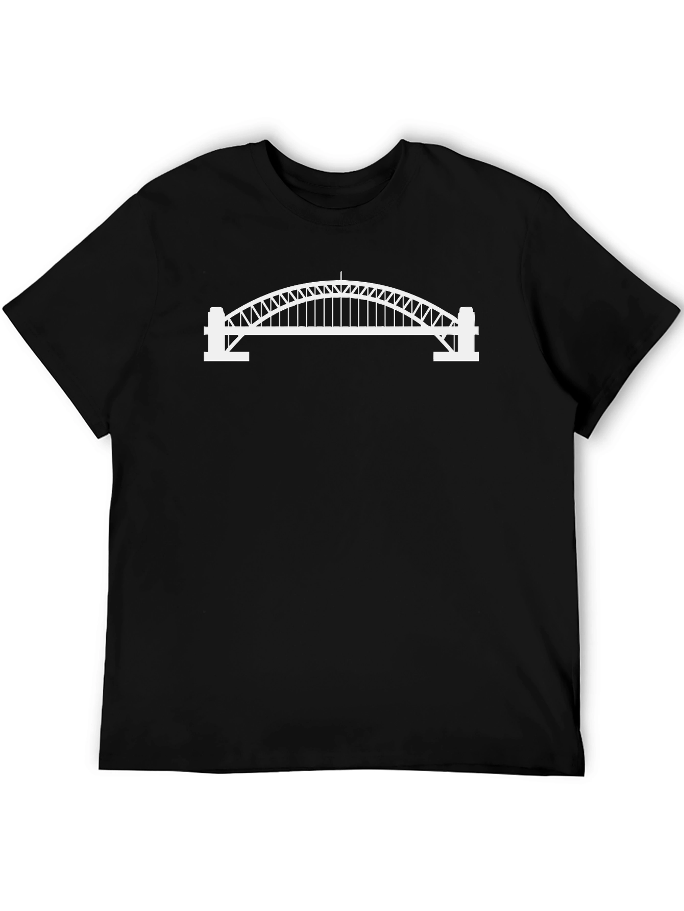 Bridge Silhouette Graphic Tee - Classic Crew Neck