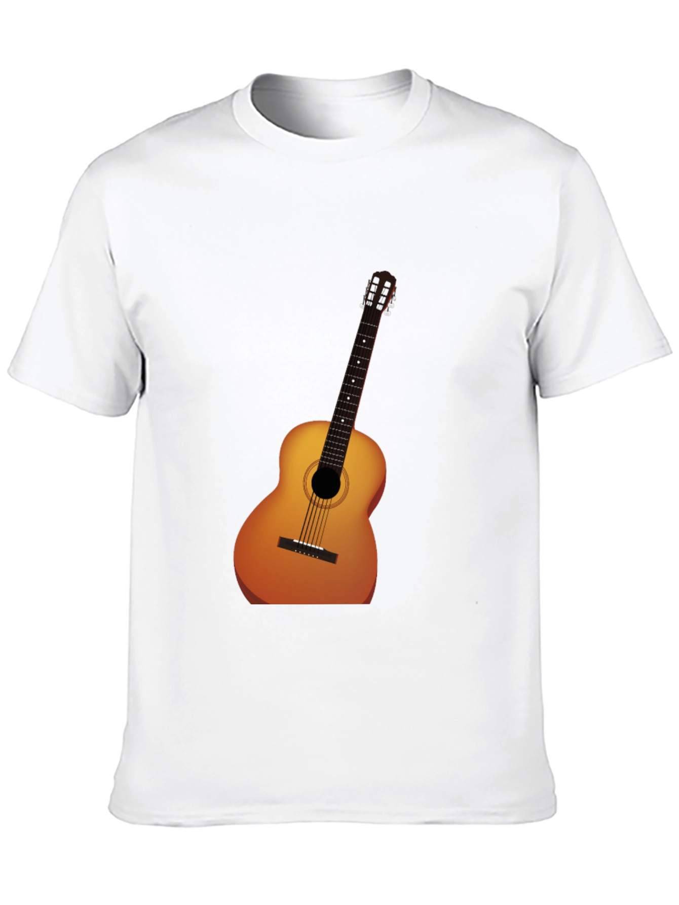 Acoustic Guitar Graphic Tee - Musician Style
