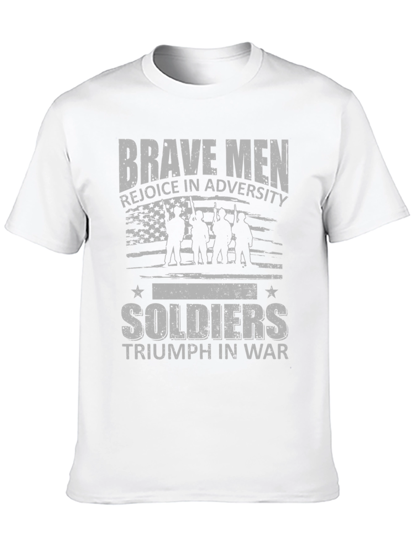 Brave Men Soldiers Graphic T-Shirt