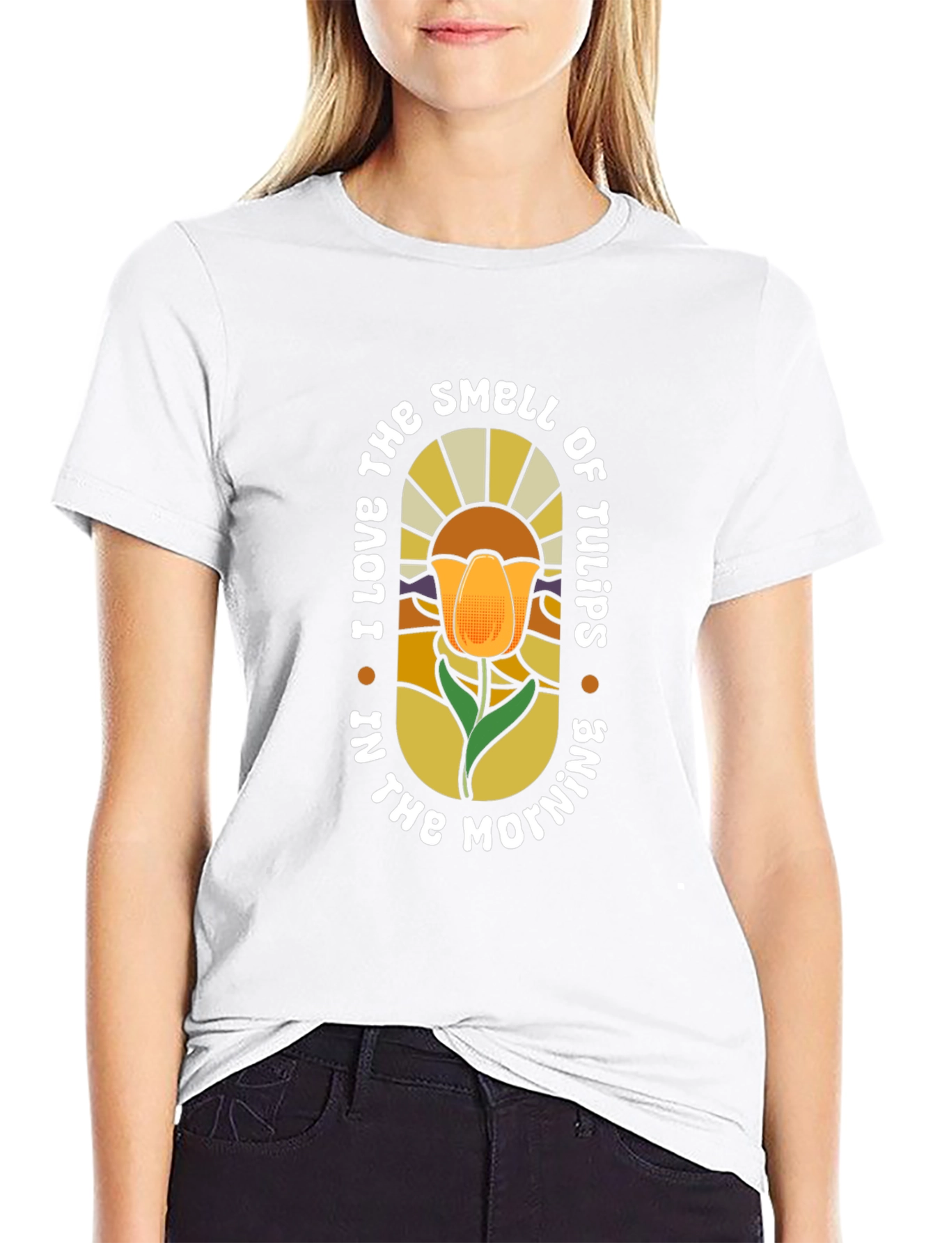 Smell of Tulips Graphic T-Shirt