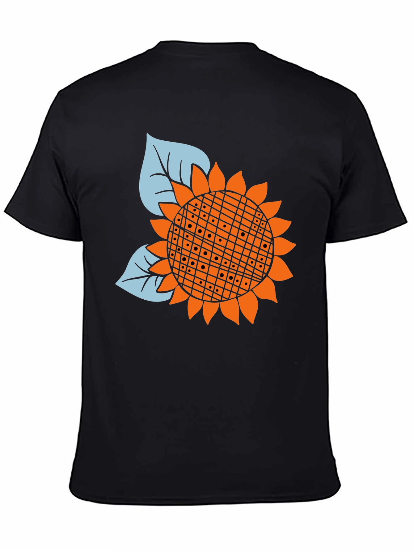 Sunflower Graphic Black Tee