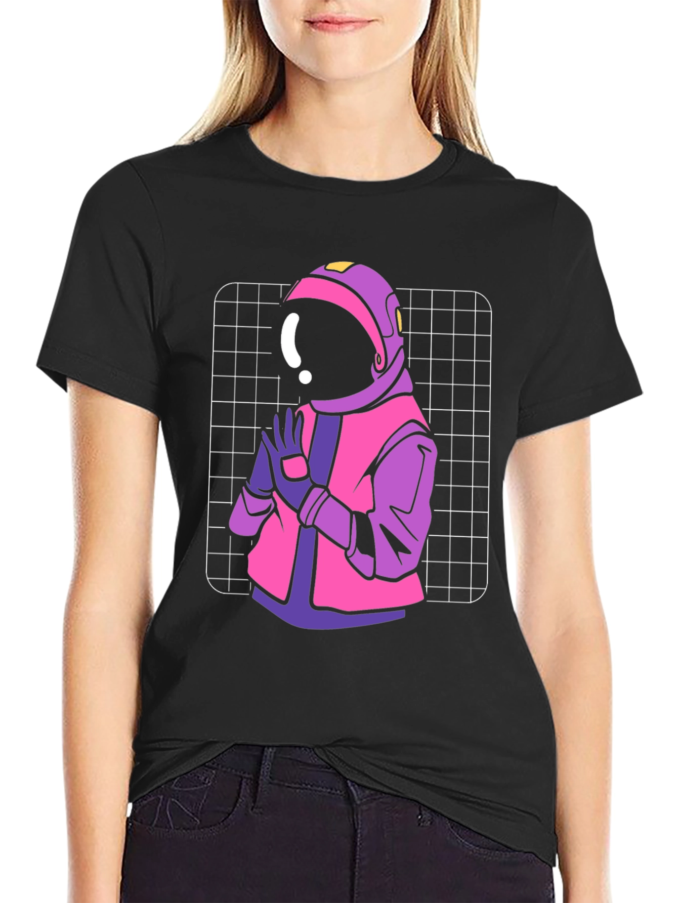 Retro Astronaut Graphic T-Shirt