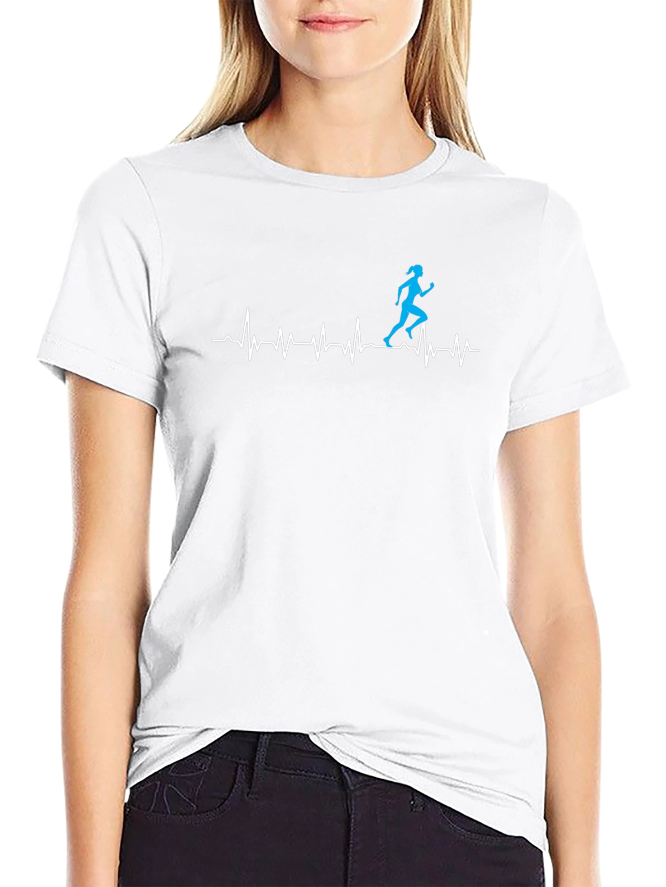 Runners Heartbeat Graphic T-Shirt