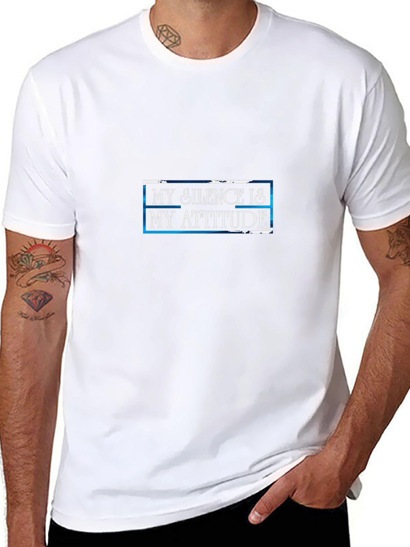 My Silence Is My Attitude Graphic Tee