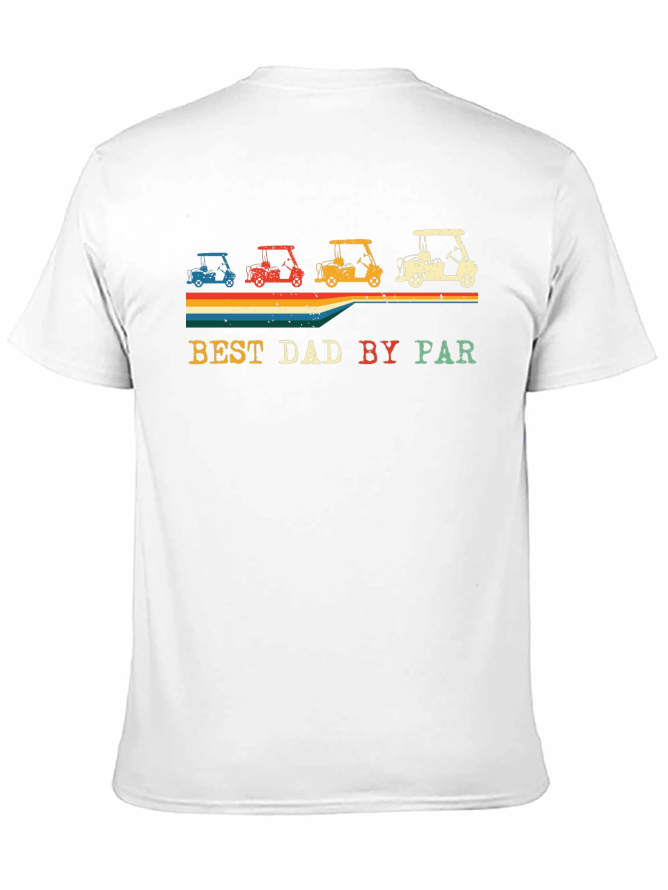 Best Dad By Par Golf Cart T-Shirt