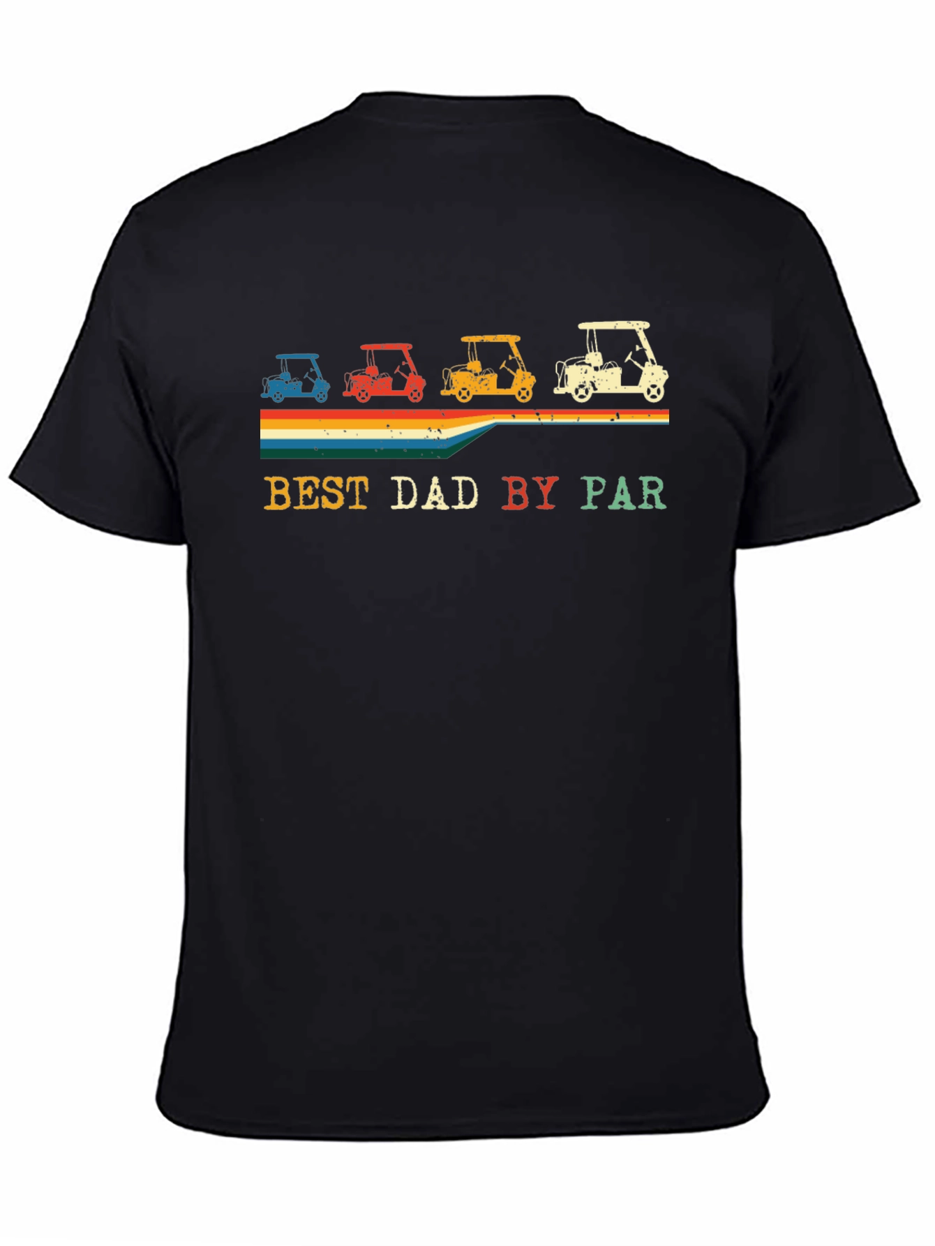Best Dad By Par Golf Cart T-Shirt