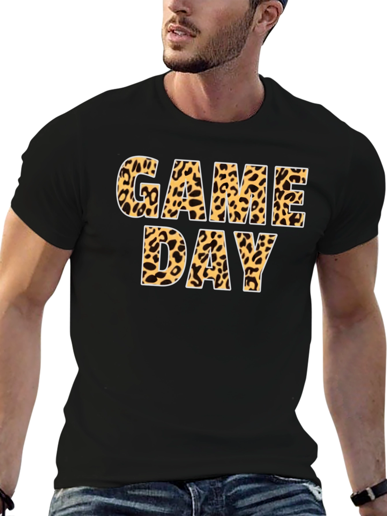 Game Day Leopard Print T-Shirt