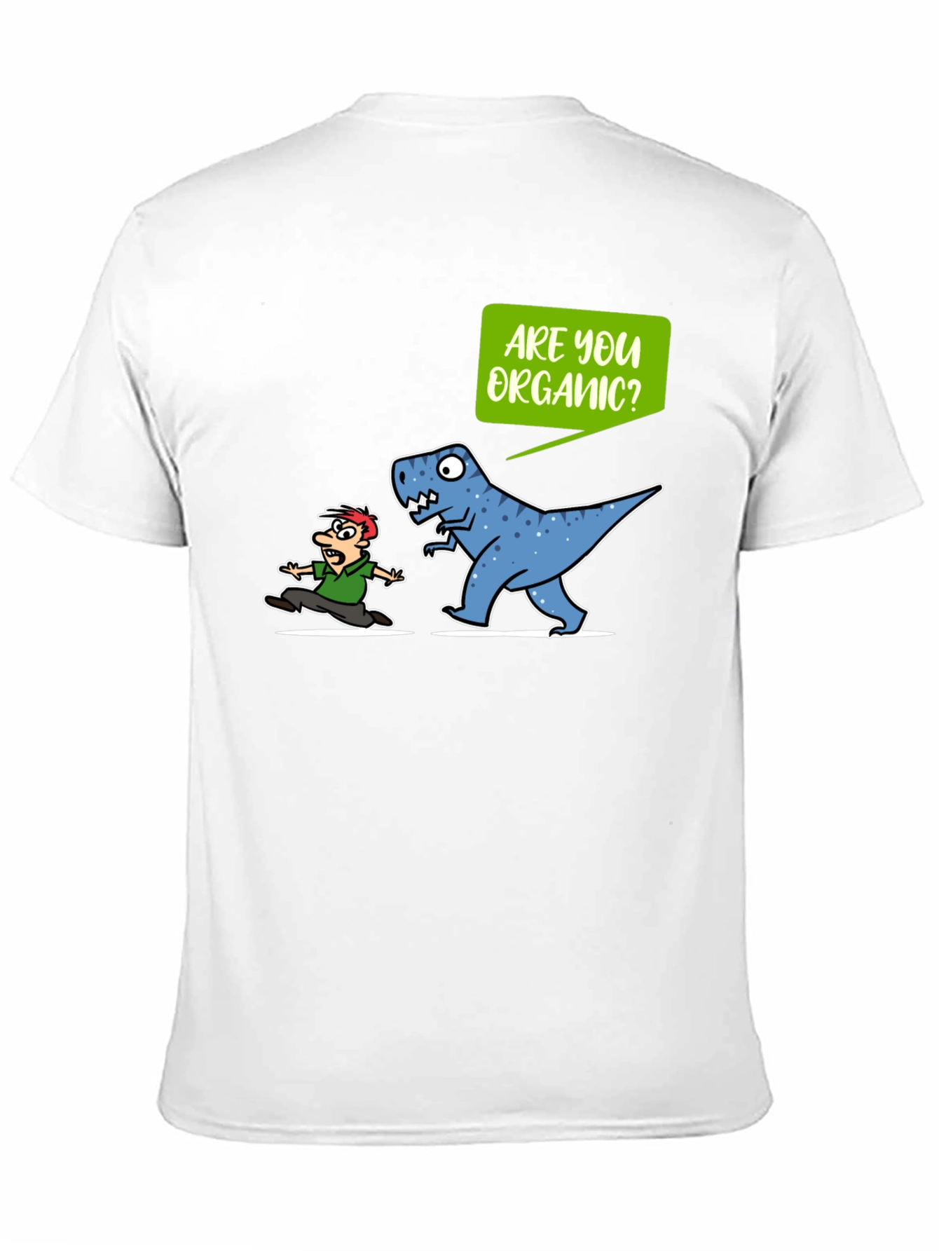 Funny Dinosaur Organic T-Shirt