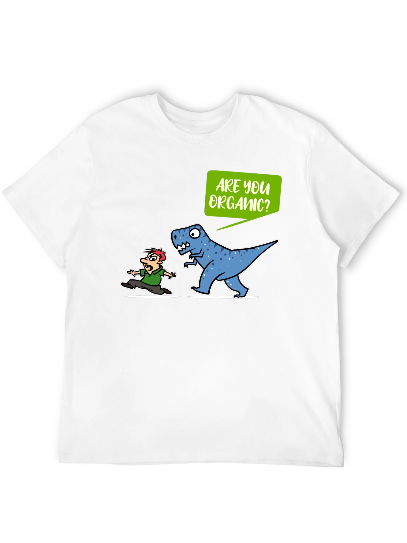 Funny Dinosaur Organic T-Shirt