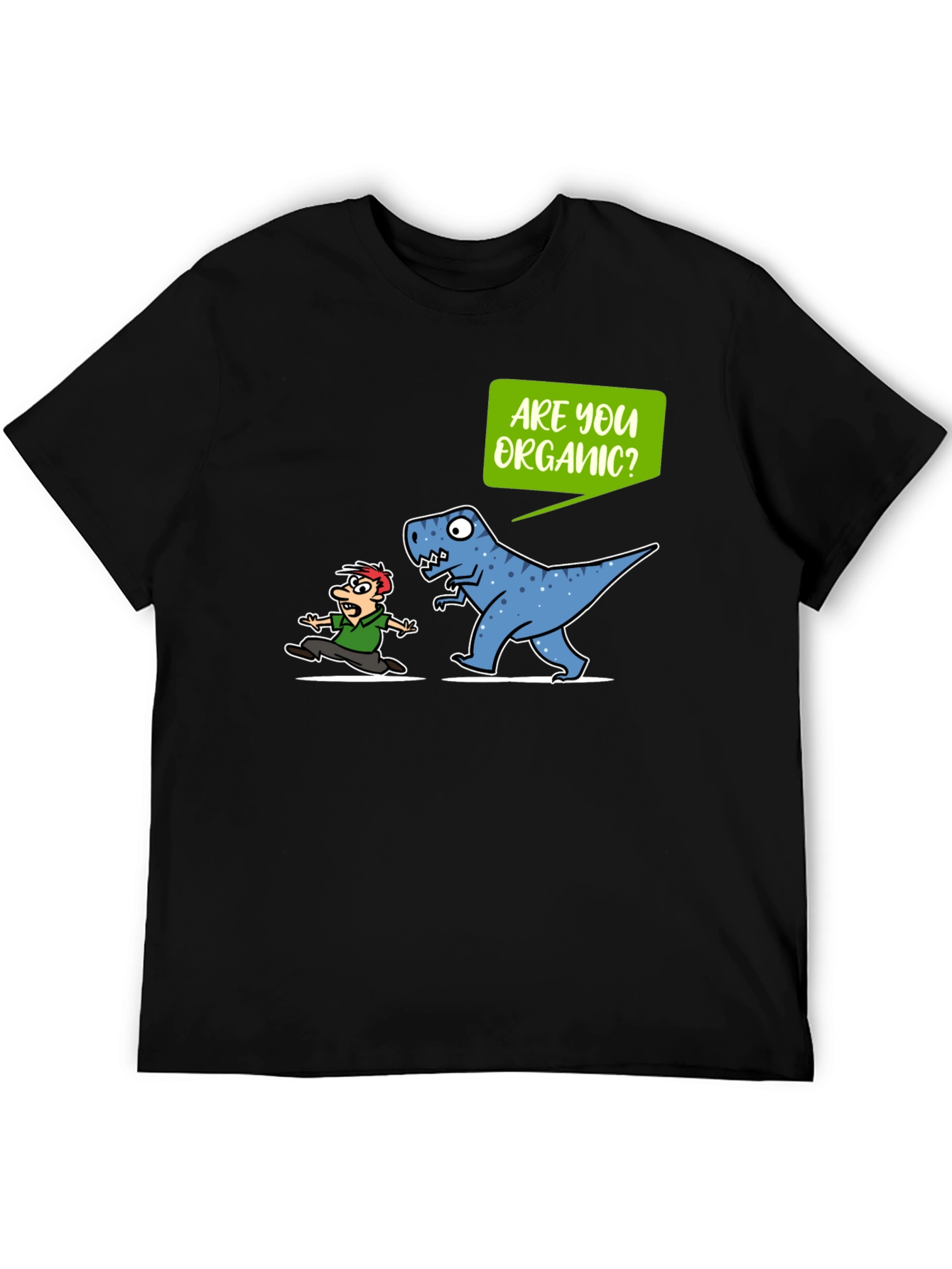 Funny Dinosaur Organic T-Shirt