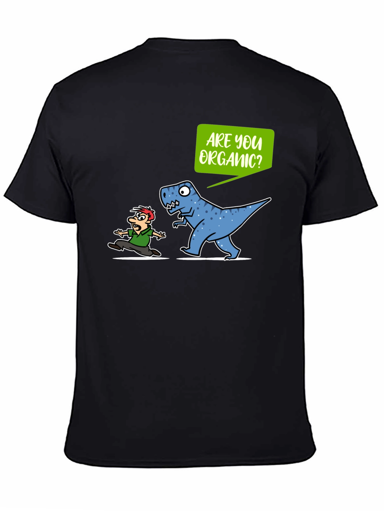 Funny Dinosaur Organic T-Shirt