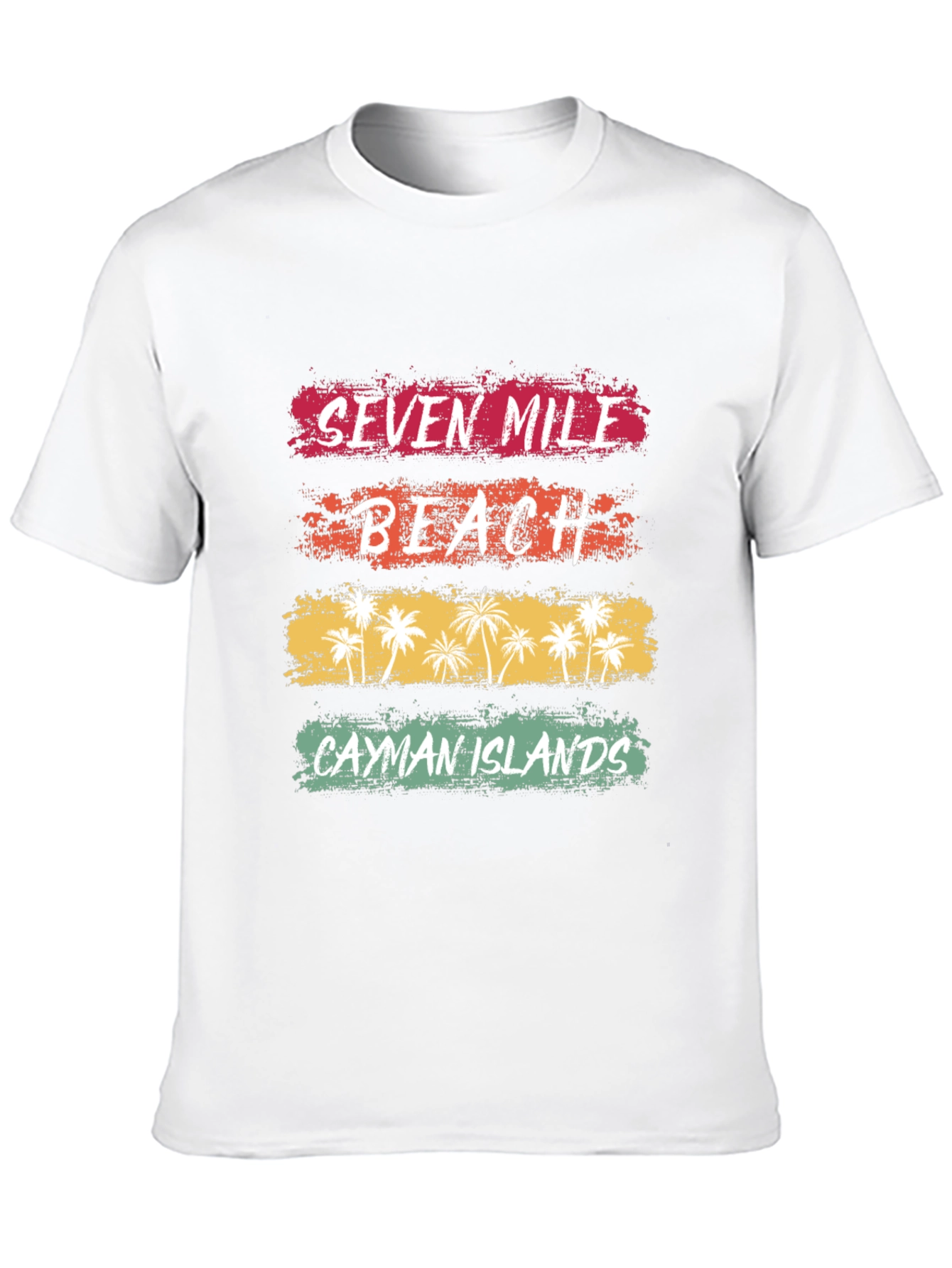 Seven Mile Beach Cayman Islands Graphic Tee