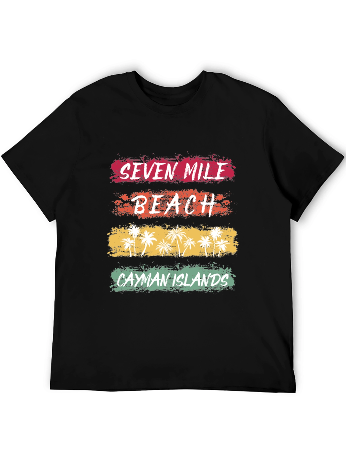 Seven Mile Beach Cayman Islands Graphic Tee