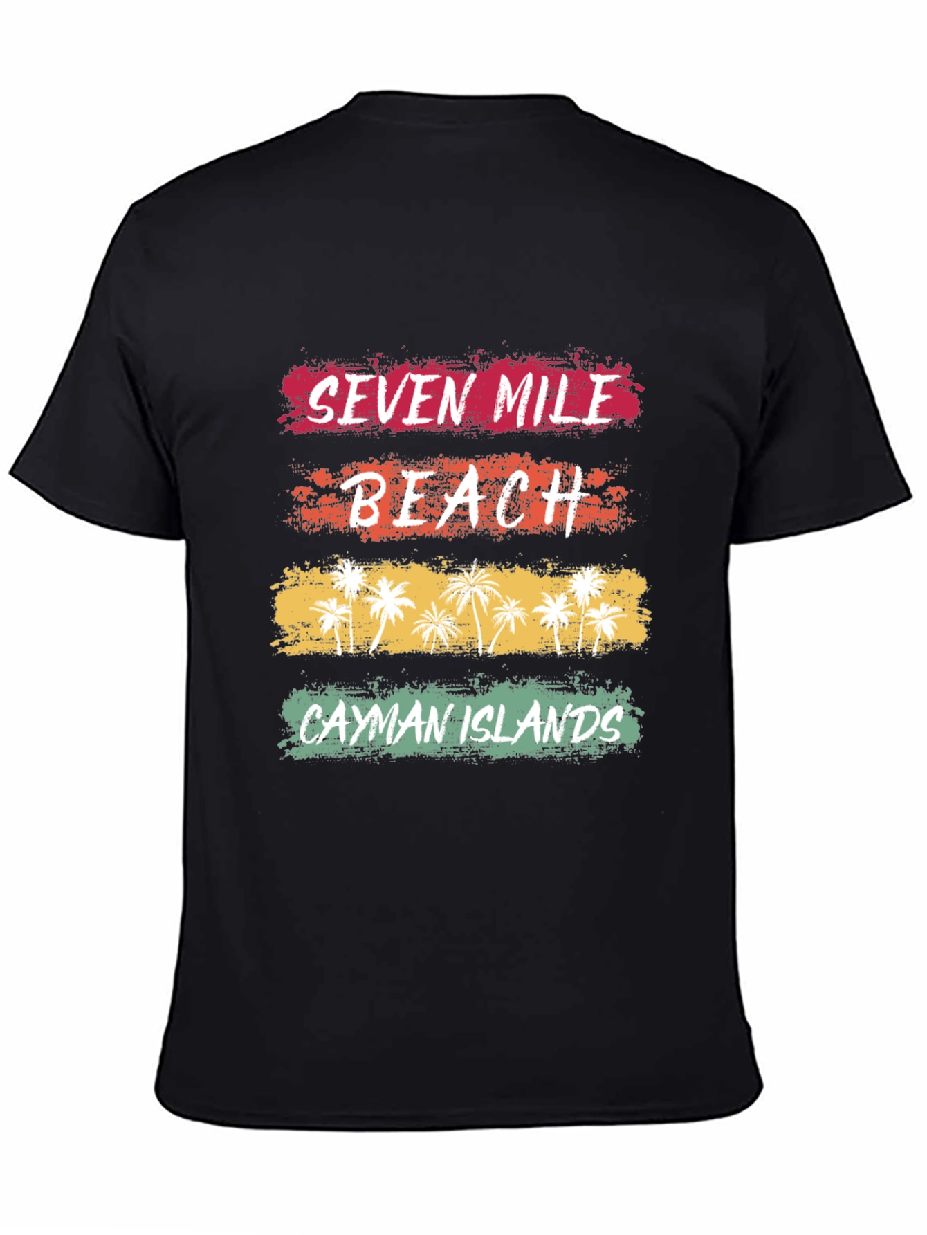 Seven Mile Beach Cayman Islands Graphic Tee