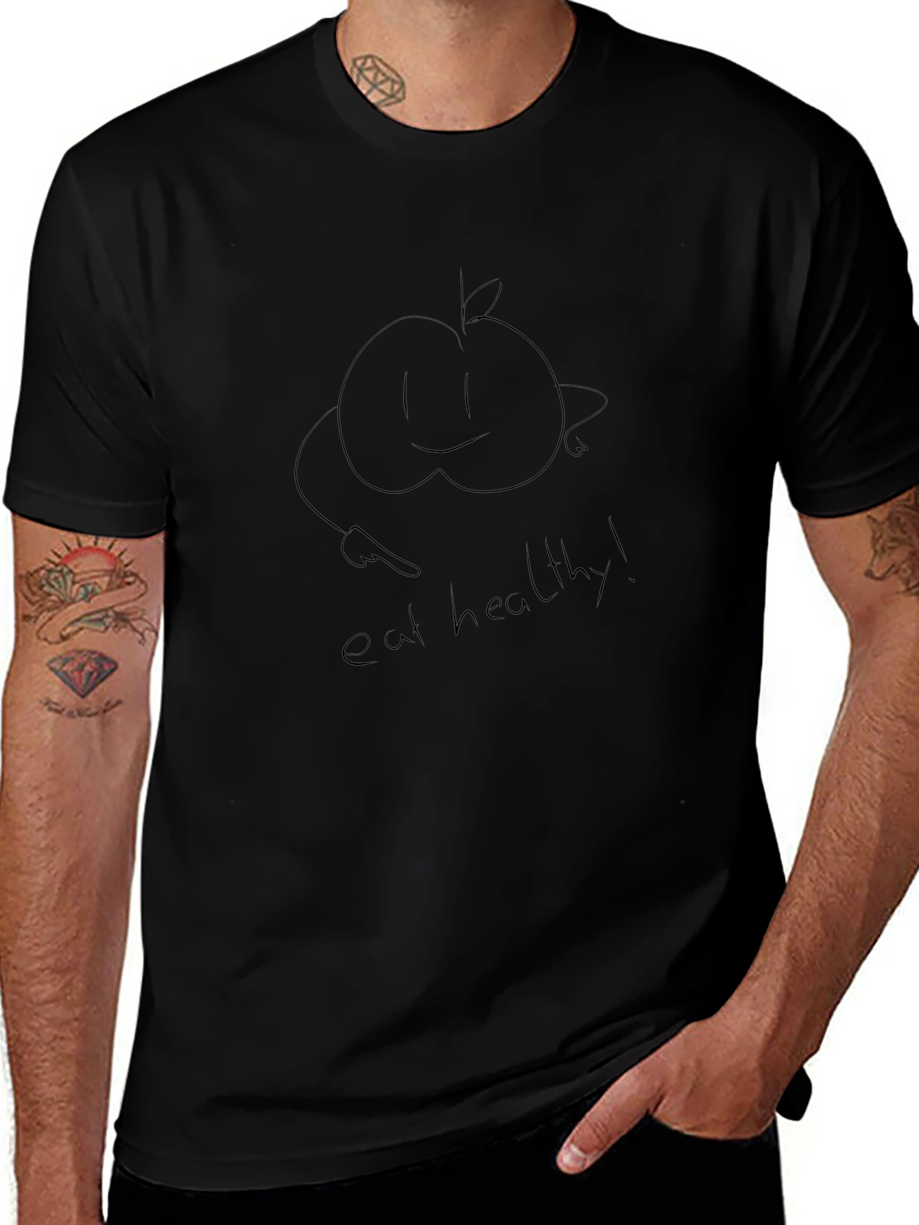 Eat Healthy! Graphic T-Shirt