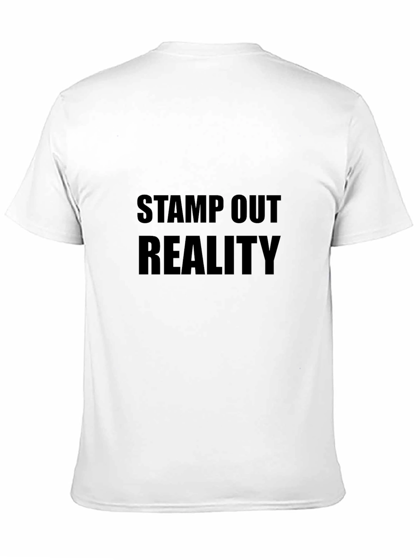 Stamp Out Reality Black Graphic Tee