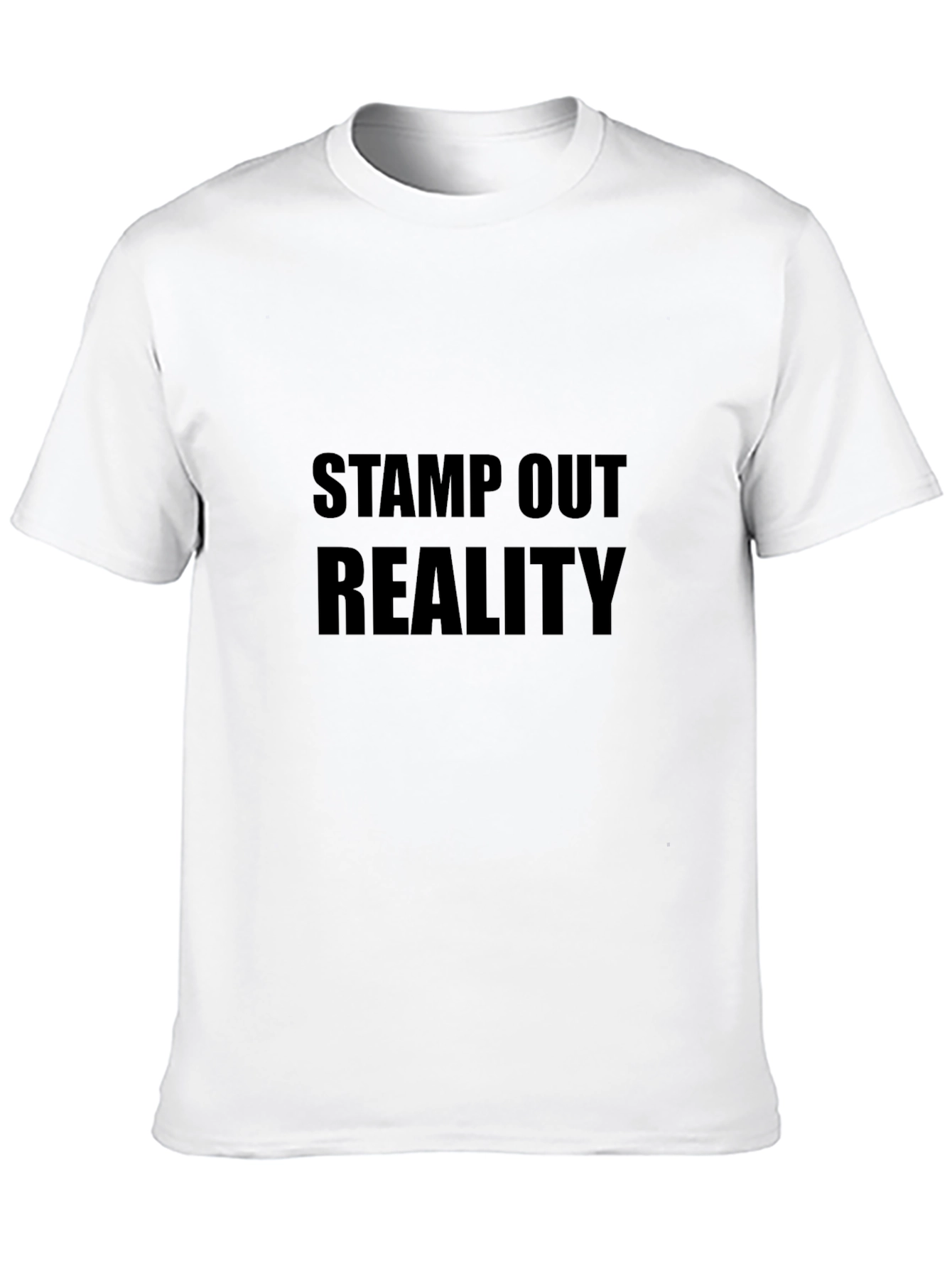 Stamp Out Reality Black Graphic Tee
