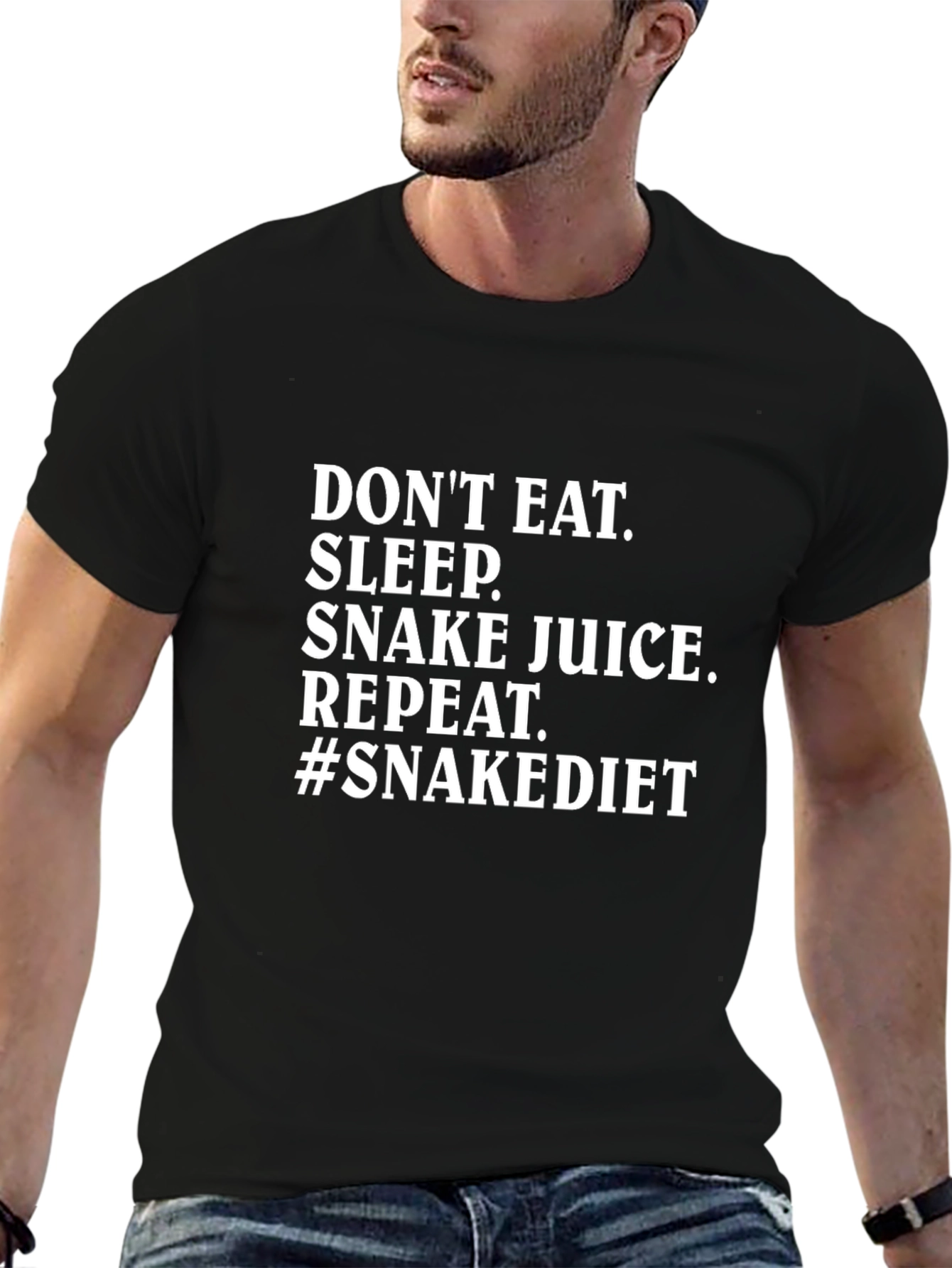 Dont Eat Sleep Snake Juice Repeat T-Shirt